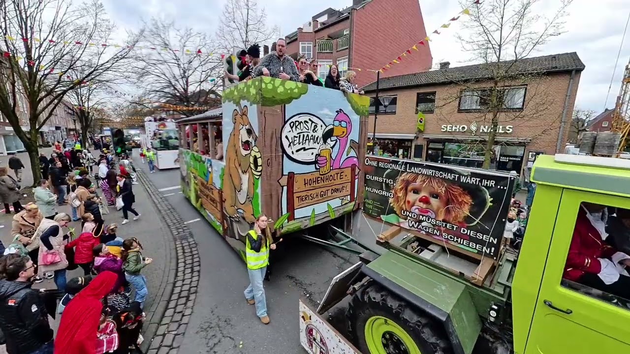 Karnevalsumzug Münster-Hiltrup 2025 🎭 Faschingsumzug & Karneval Hiltrup | Bunte Wagen & Stimmung