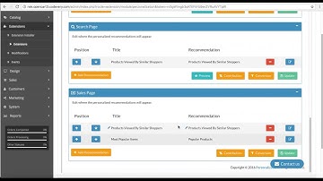 How to recommend products on OpenCart extension ?