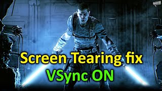 Star Wars the Force Unleashed 2 - Screen Tearing Fix (turn VSync ON)