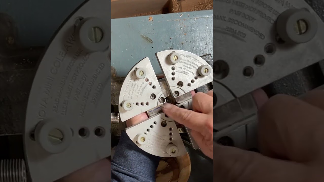 Использование кулачкового патрона Nova Cole для завершения обработки чаши 