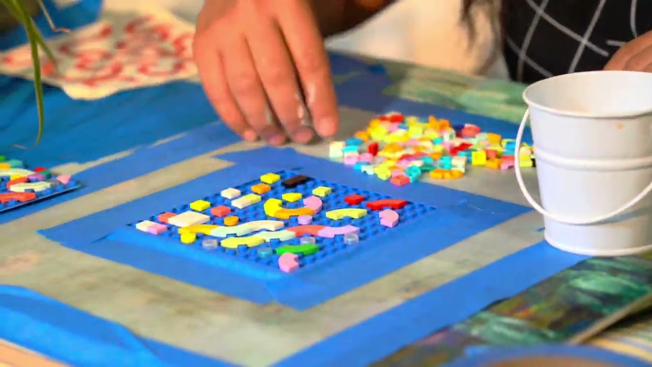 Art as Wellness - Lego Block Printing