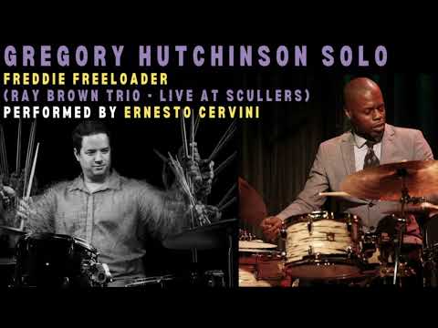 Gregory Hutchinson Drum Solo on Freddie Freeloader (Ray Brown Trio - Live at Scullers)