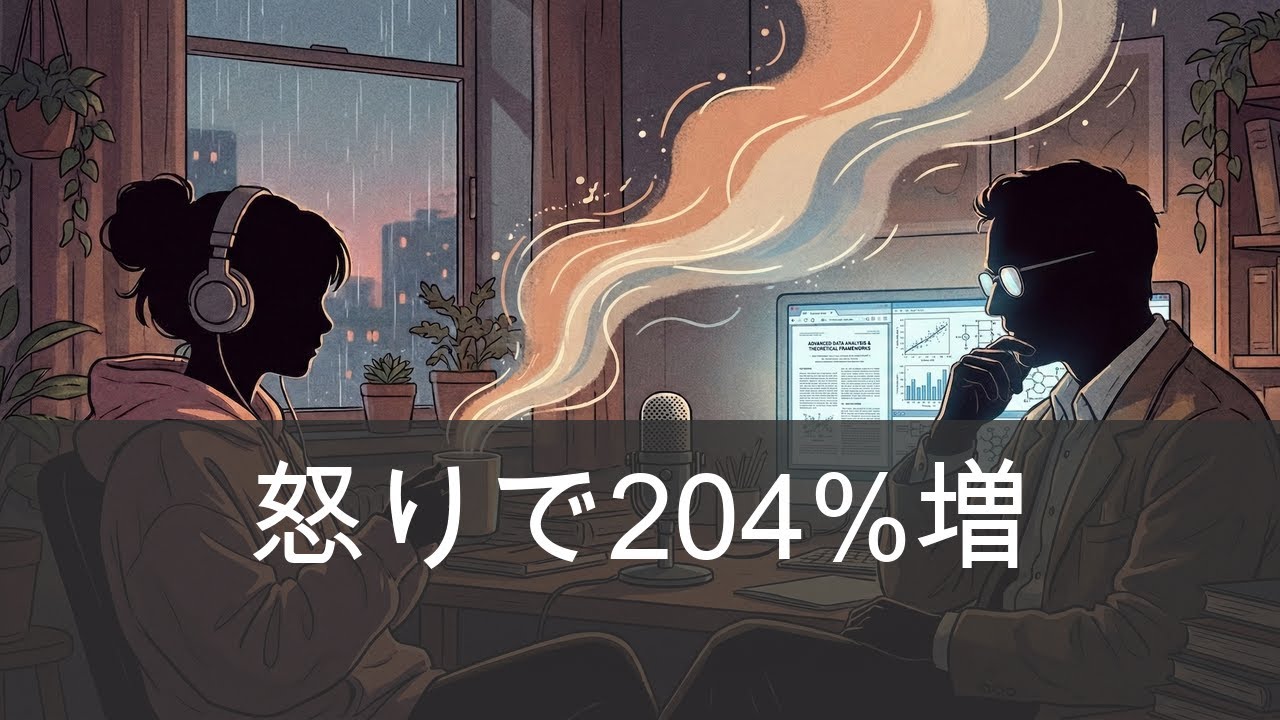 【炎上の正体】SNSで怒りが3倍拡散される科学的理由、ヤバすぎる