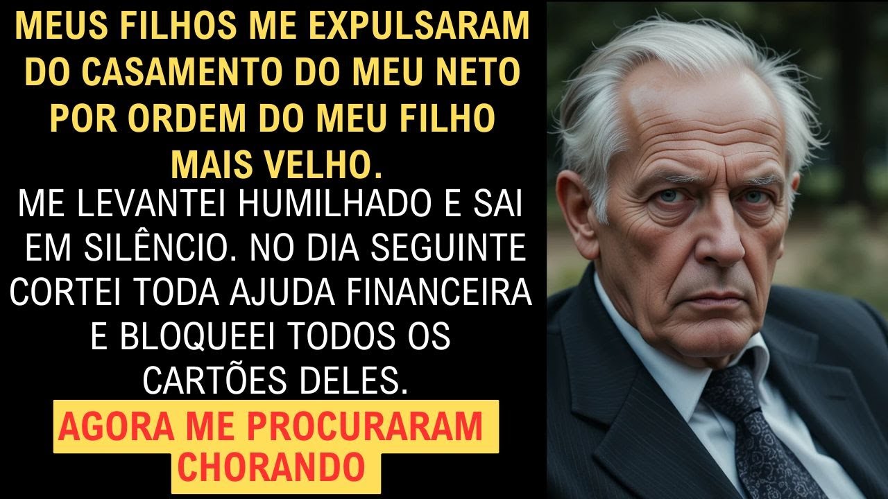 Meus Próprios Filhos Me Expulsaram Do Casamento Do Meu Neto. Mas Eles Não Imaginavam O Que Estava...