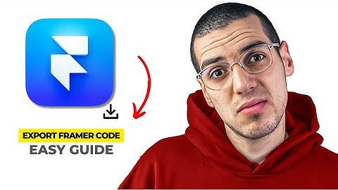 How To Export Code From Framer (2025 update) - Quick & Easy!