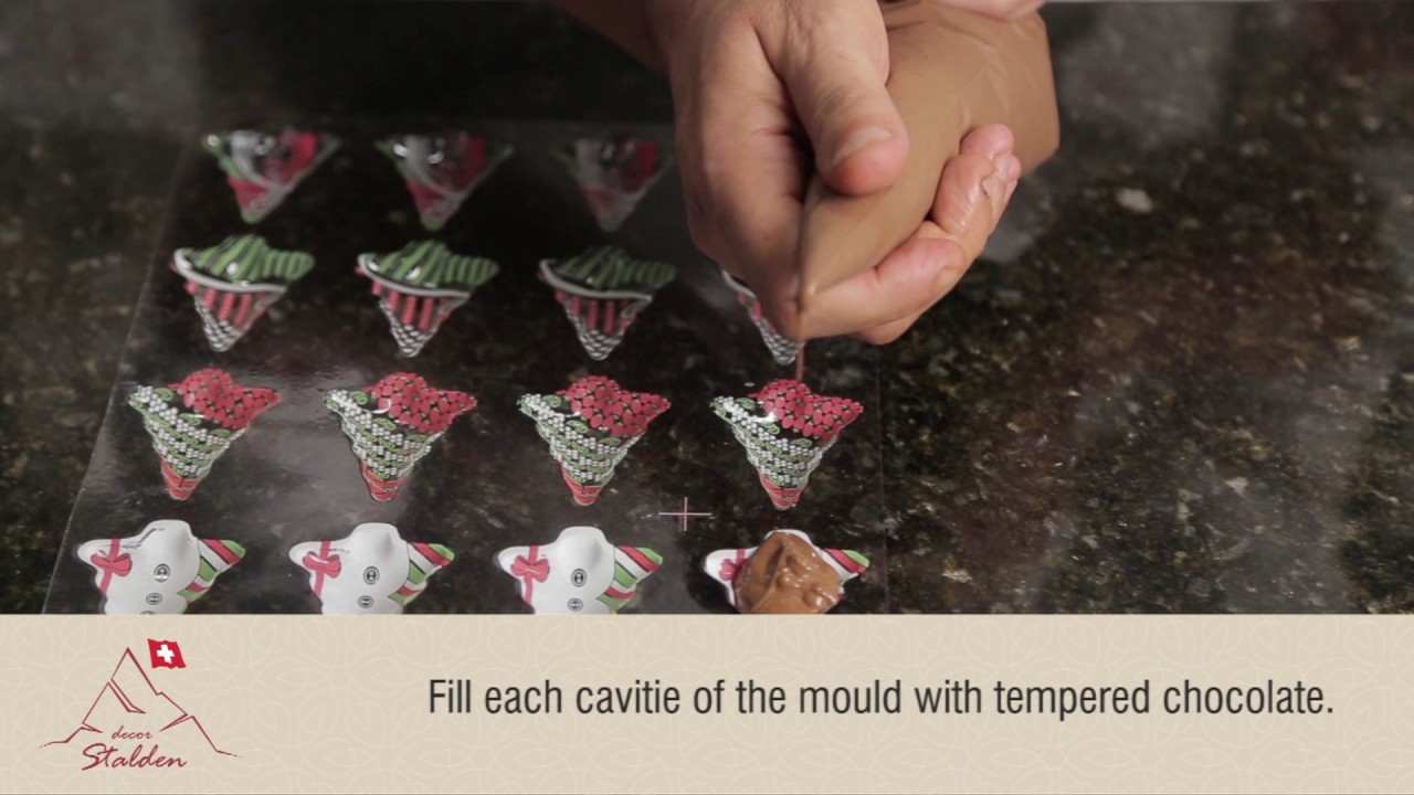 How to use - Blister Chocolate Mold - Pine