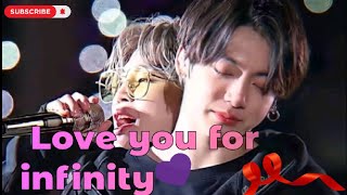 BTS#jikook#cause I love you for infinity#chosen#fate#infinity