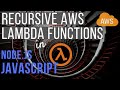 Recursive AWS Lambda Functions in Node.js JavaScript