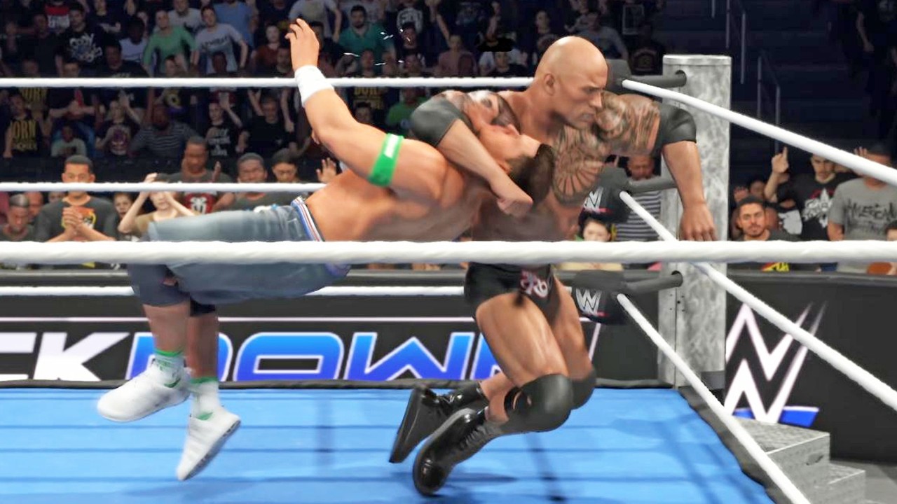 WWE 2K26 - John Cena vs The Rock - Gameplay (PS5 UHD) [4K60FPS] - YouTube