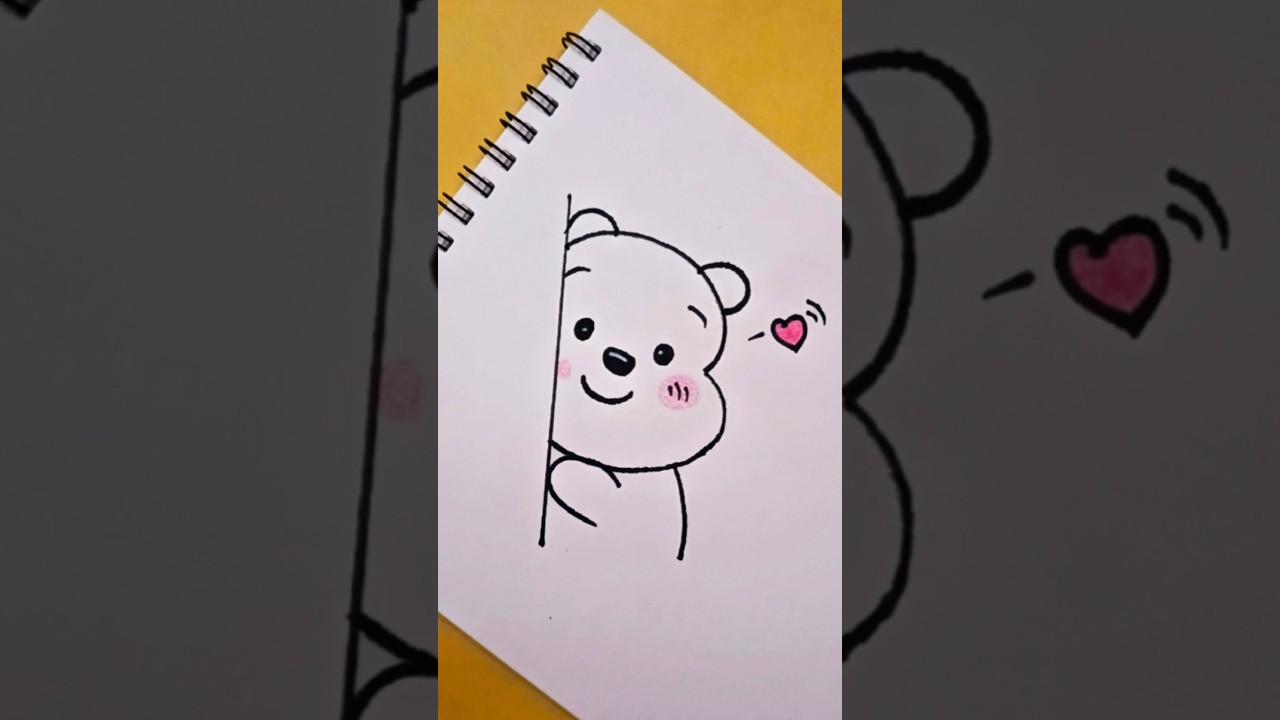 how to draw a teddy bear || easy teddy bear drawing