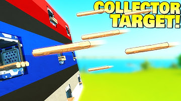 Launching Resources at a Giant Resource Collector Target! - Scrap Mechanic Multiplayer Monday
