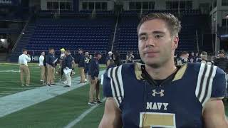 Navy Sprint Football Postgame Interview: Brandon Atwood vs. Caldwell