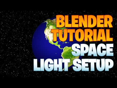 Blender beginner series No. 145 - Space light setup