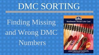 Celebrity DMC Color Sorting + Chit Chat - Tips and Tricks Series Wealth