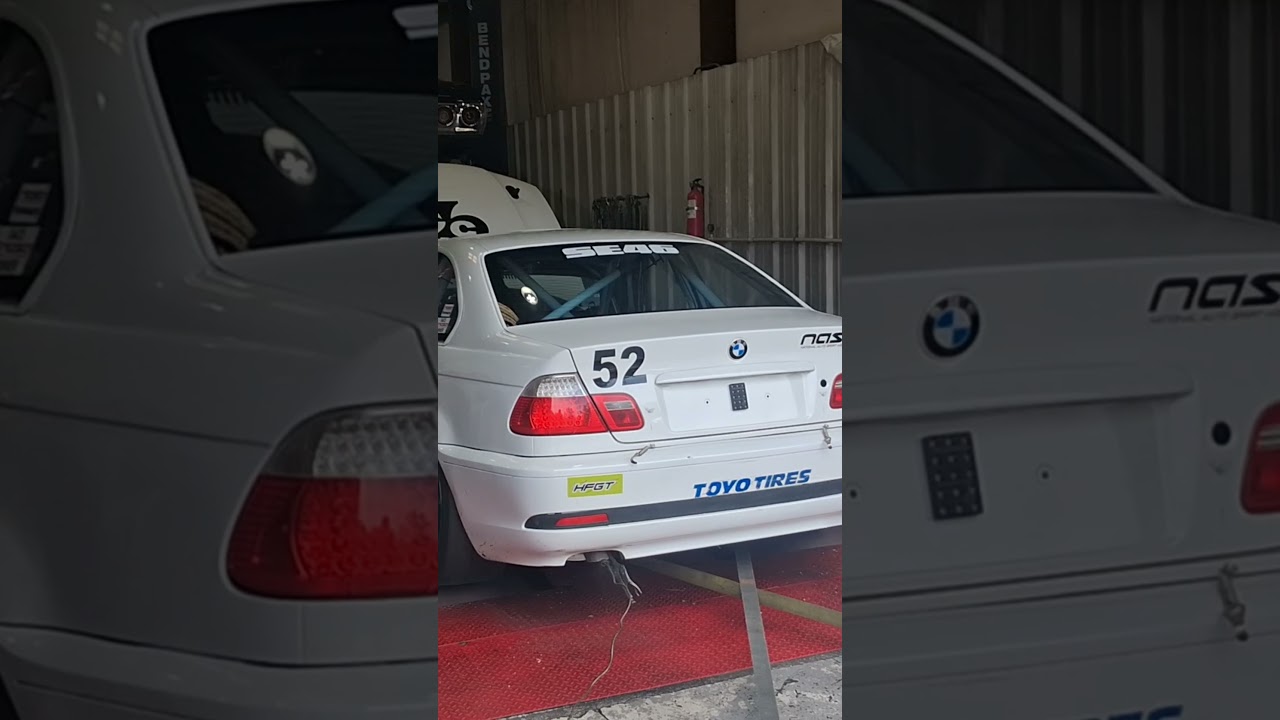 e46 dyno #bmwrebuild #automobile #dyno #revlimiter #exhaustsound