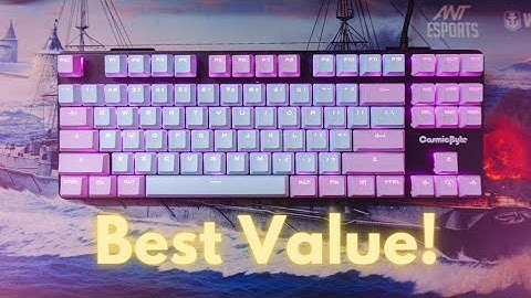 CosmicByte CB-GK-18 Firefly Mechanical Keyboard Review in 2022 : Red Switches & Full RGB for ₹2300!