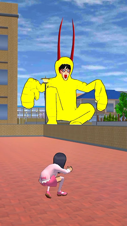 Sky Monster Awakens 🌥️😈#sakuraschoolsimulator #memes #animation #monster #shortvideo