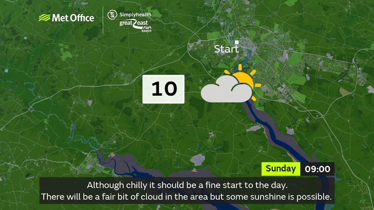 Simplyhealth Great East Run 2018 | Met Office Weather Forecast | Great Run