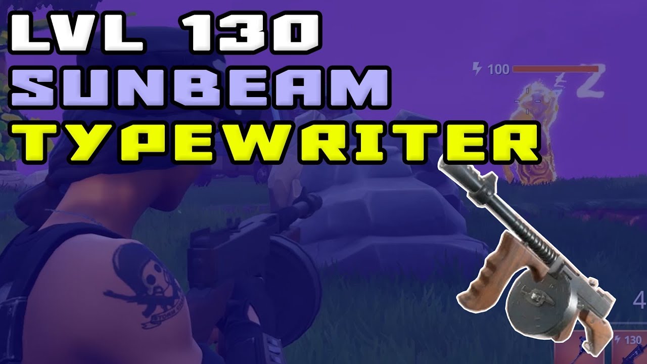 Lvl 130 Sunbeam Typewriter Is It Worth The Hype Assault Rifle - lvl 130 sunbeam typewriter is it worth the hype assault rifle fortnite save the world