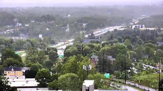 Strong storms in Asheville, North Carolina