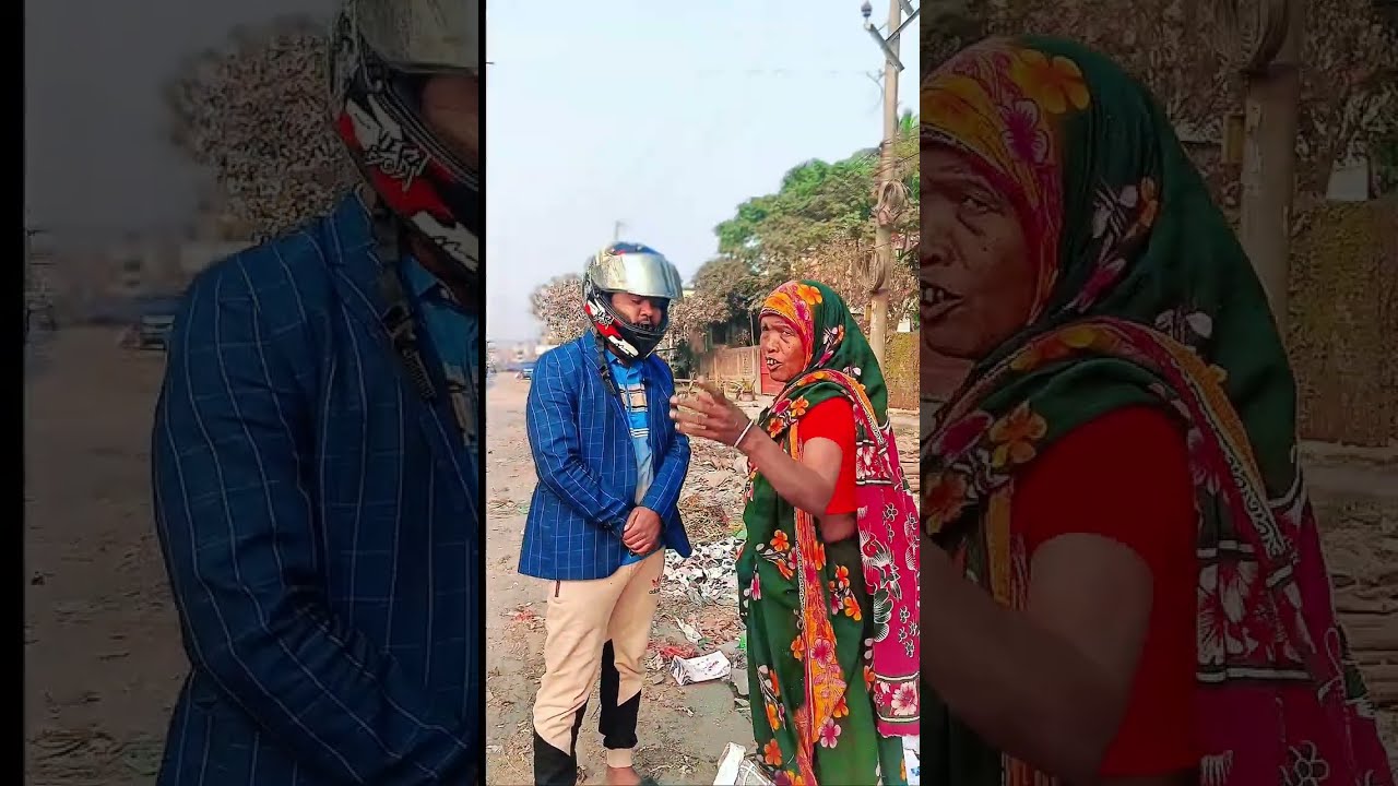 রাস্তা দিয়ে যাওয়ার পথে হঠাৎ চাচীকে দেখে থেমে গেলাম।