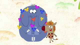 Зебра в клеточку  🌿  Найди слона  🌿  Сборник серий  🌿  Мультики для детей  🦓  Официальный канал