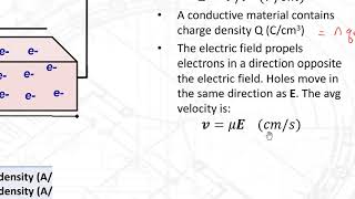 3D: Drift Current, Mobility, and Resistance in Semiconductors