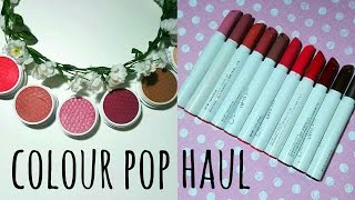 Haul + Review - Colour Pop Blushes, Bronzers, Highlighters, Lippy Stix | Miss Billy