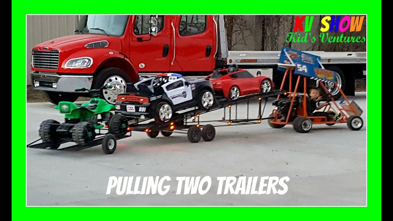 Two Wheel Dolly >> Kruz Pulling Two Trailers And Hauling Three Power Wheels ... Two Wheel Dolly >> Kruz Pulling Two Trailers And Hauling Three Power Wheels ...