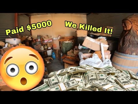 We Killed It In This $5,000 Abandoned Storage Unit
