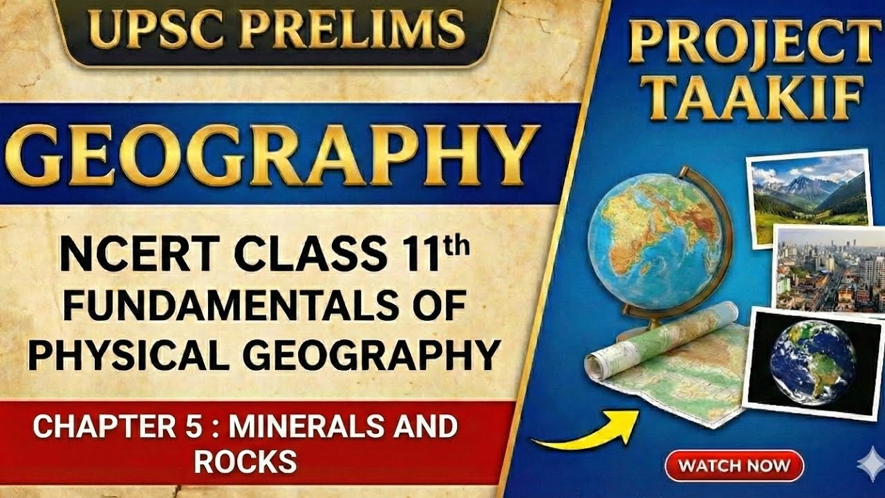 Geography NCERT Class 11th | Chapter 5: Minerals and Rocks