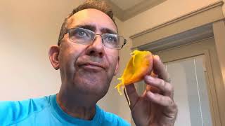 Tasting Edward and Valencia Pride Mangoes