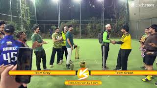 Team Grey vs Team Green | Masters Cup 15th Edition (Final) | Live - Mumbai Sunteck Turf Ram Mandir