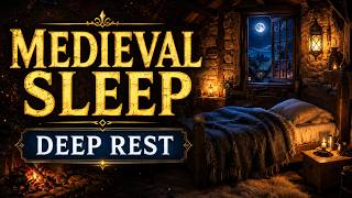 Sleep in 1350: Medieval Cottage Guided Immersion (Deep Sleep Segmented Rest)