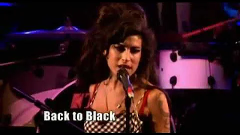 Amy Winehouse - Back To Black  Live in concert in her best performance. R.I.P.