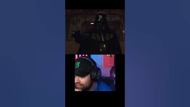 Star Wars theory reaction to Vader pulling down ship