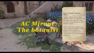 AC Mirage contract The botanist , 4K 60FPS, Hard difficulty, full stealth