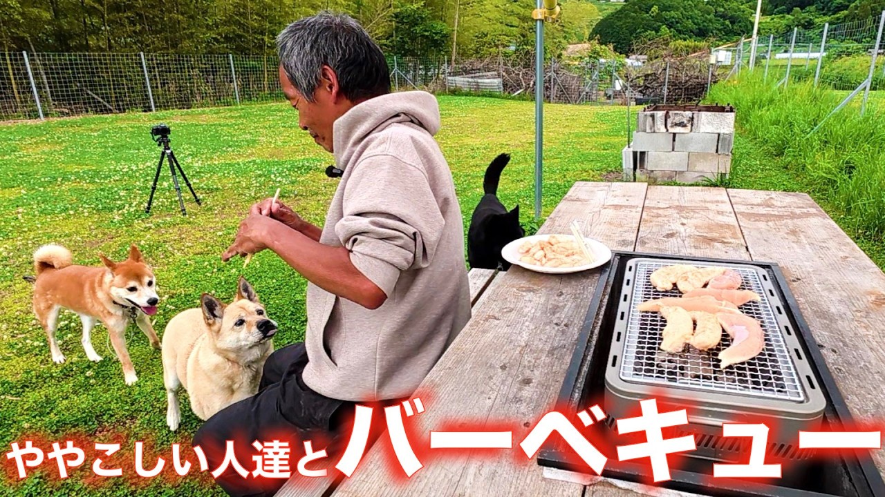 わん茶ちゃん キープ We tried a way too complicated BBQ - YouTube
