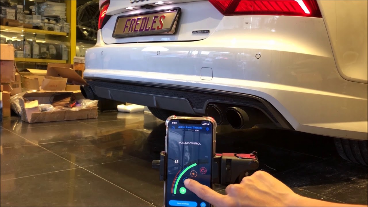 Audi A7 Active Sound Booster Installed By Fredles Youtube