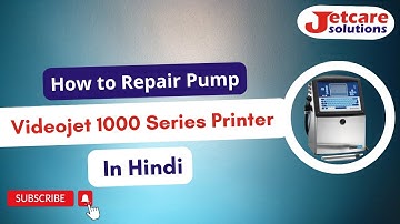 How to repair pump videojet 1000 series printer in Hindi | Call : 8010137841