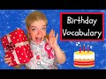 Understanding Birthday Vocabulary in English