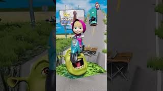 Funny Strange Cars vs Scary Shrek in BeamNG.drive