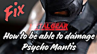 Metal Gear Solid Master Collection | How to be able to damage Psycho Mantis Full Guide | PS5 | 2025