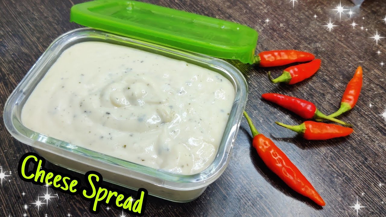 Cheese Spread Recipe | How To Make Cheese Spread  At Home | Homemade cheese Spread