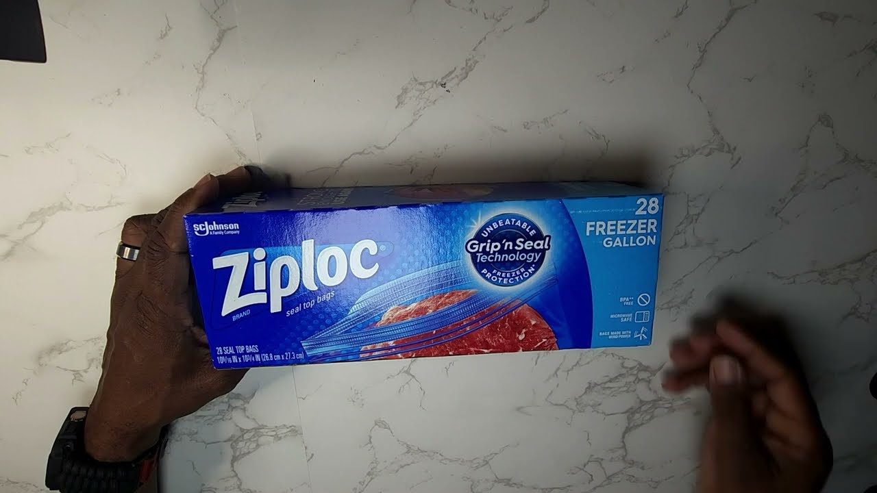 Ziploc Gallon Food Storage Freezer Bags Review!