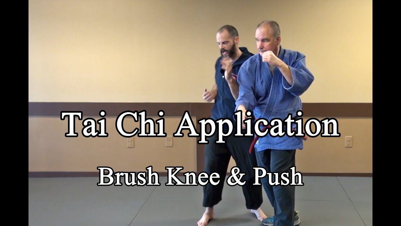 Применение тайцзи: чистка колена и толчок