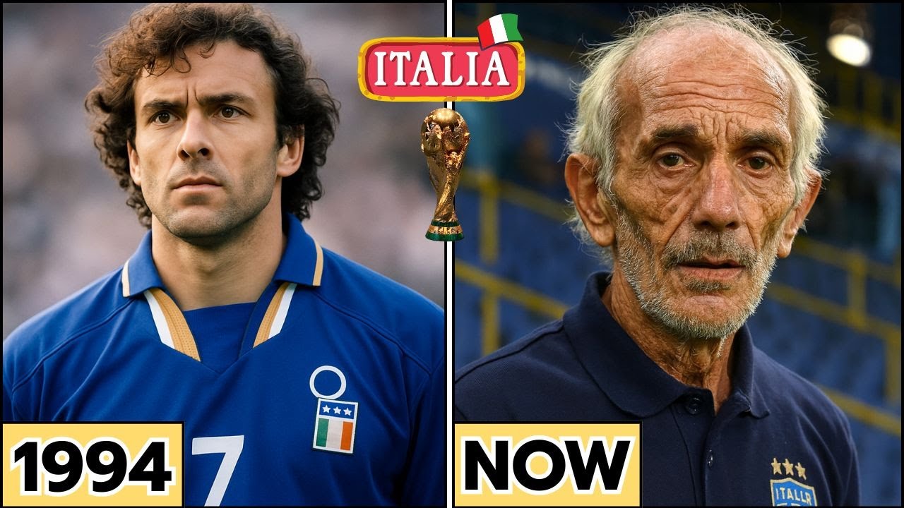 Italy 🇮🇹 World Cup 1994 Squad ⚽ Then and Now