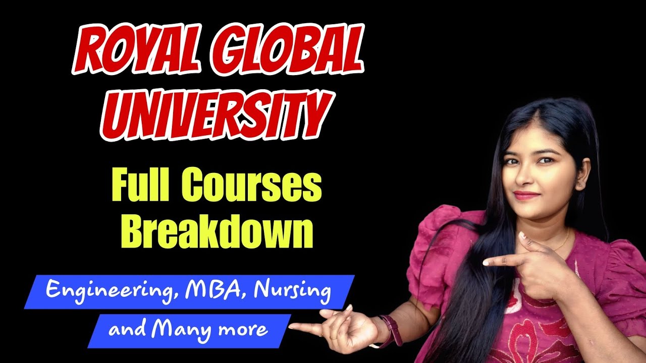 Royal Global University: Full Program List 2025–26 | Engineering, MBA, Nursing & More