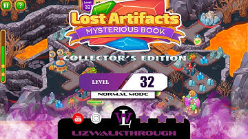 Lost Artifacts 6 - Level 32 - Mysterious Book - Normal Mode