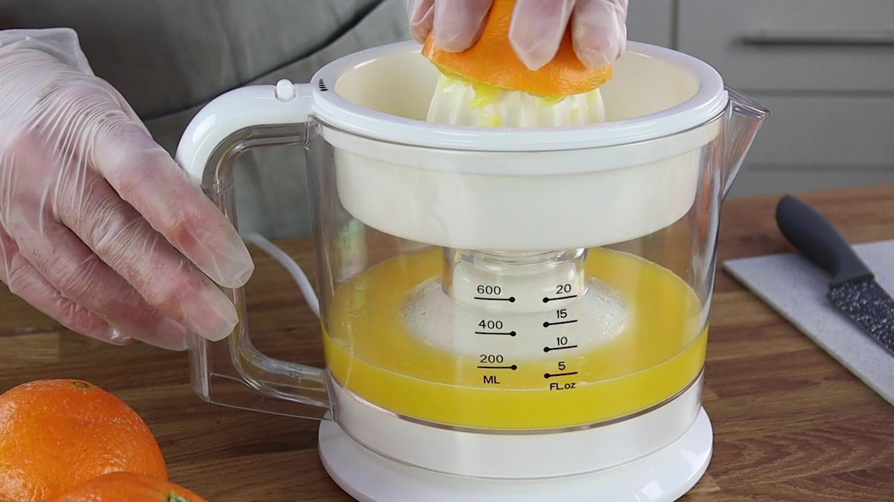 Quest 600ml Electric Citrus Juicer Available in Black & White YouTube
